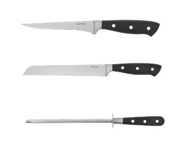 SILVERCREST® Nůž na chléb / Vykosťovací nůž / Ocílka