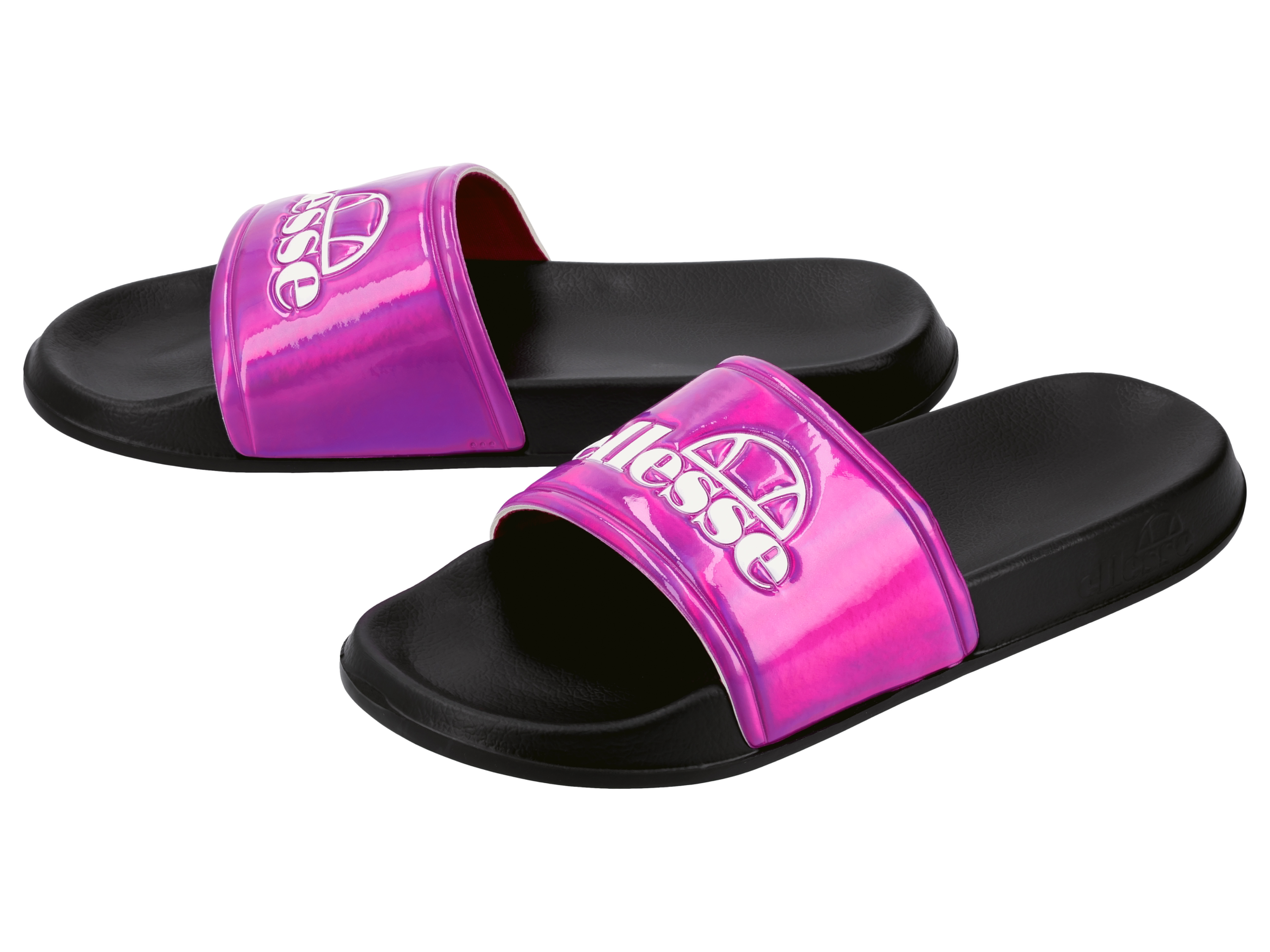Ellesse Dámské pantofle (černá/růžová, 38)
