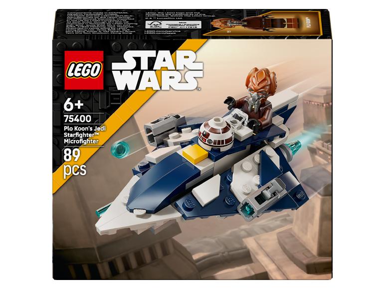 Krabička LEGO Star Wars Plo Koon's Jedi Starfighter Microfighter s 89 dílky.