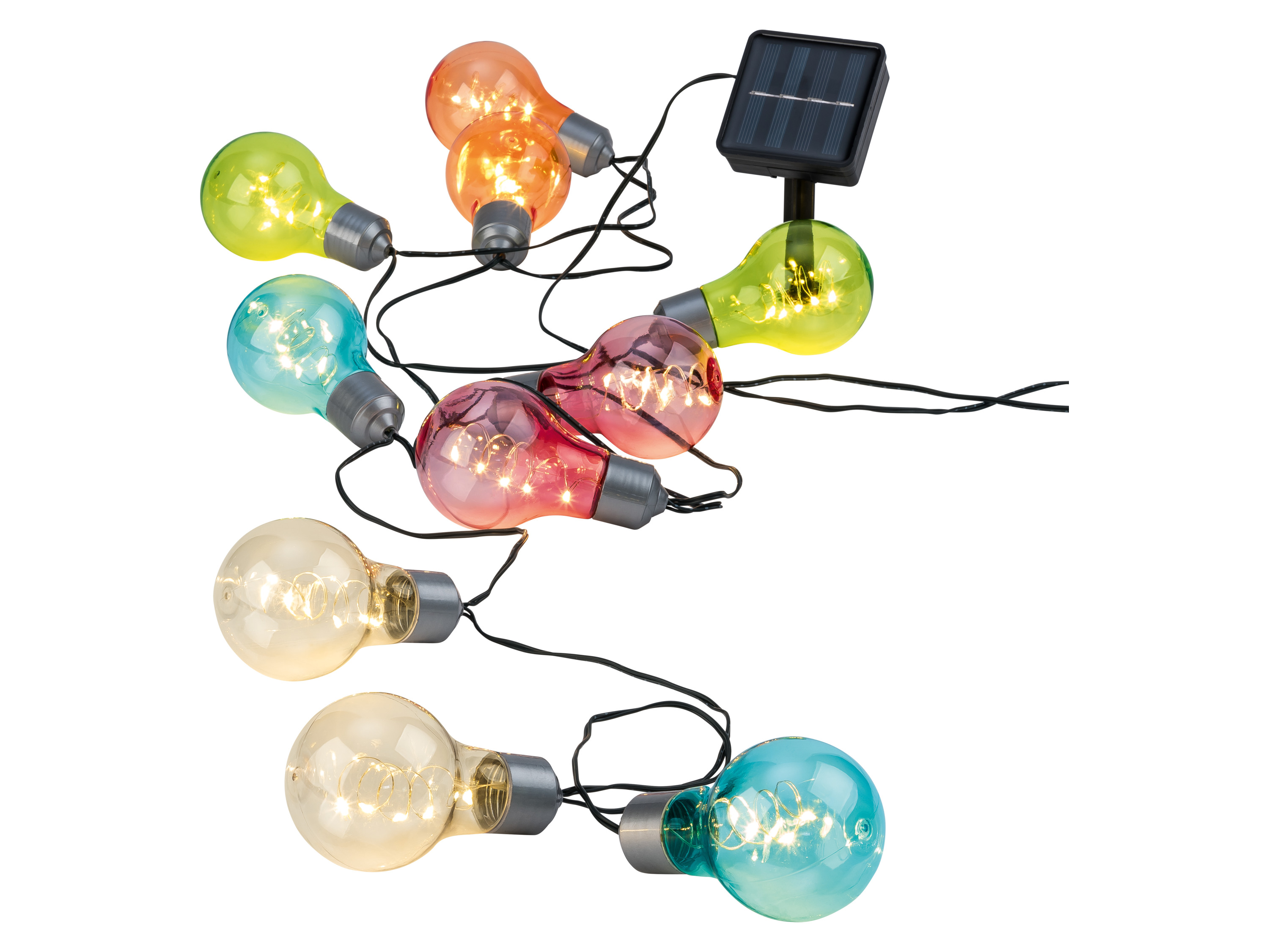 Livarno® Solární světelný řetěz (barevná)