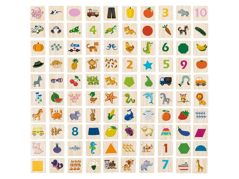  Zobrazit na celou obrazovku Playtive Dřevěná výuková hra Montessori - Obrázek 5