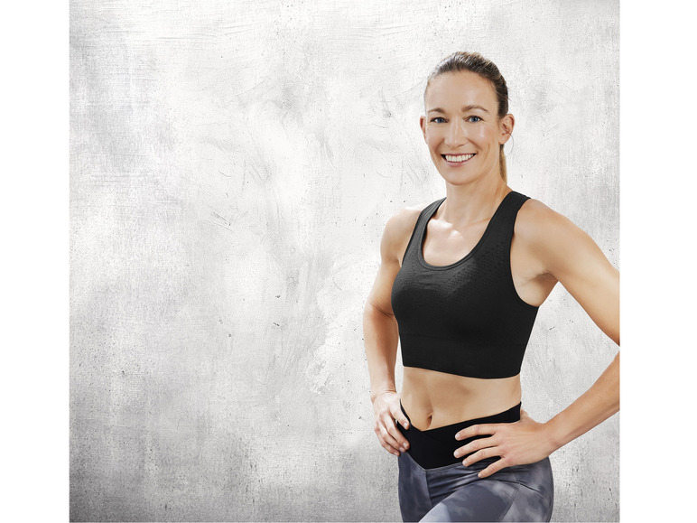  Zobrazit na celou obrazovku CRIVIT Dámská sportovní bezešvá podprsenka, Medium Level - Obrázek 3