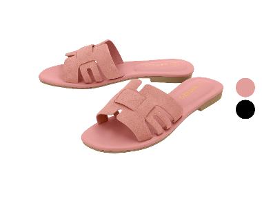 ESMARA® Dámské kožené pantofle