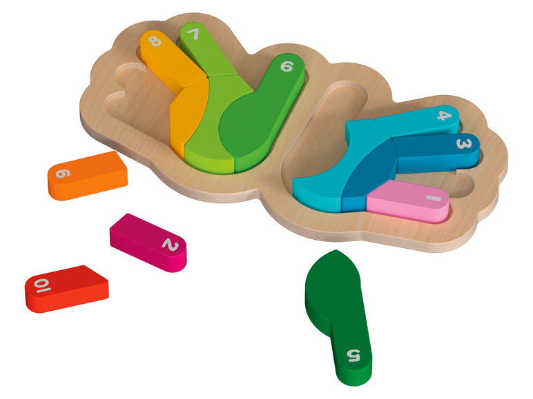  Zobrazit na celou obrazovku Playtive Dřevěná výuková hra Montessori - Obrázek 9