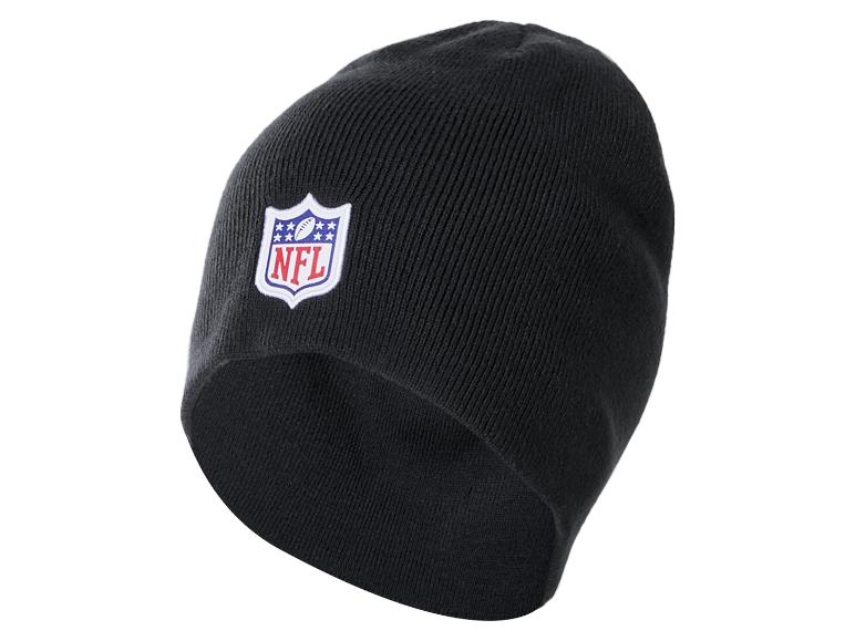 Černá pletená čepice s logem NFL