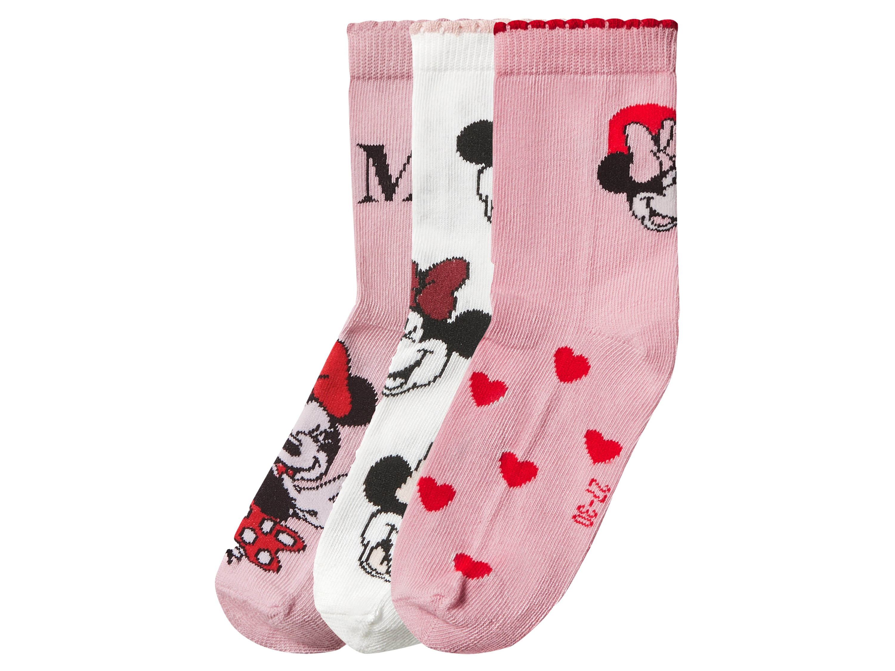 Dětské ponožky, 3 páry (Minnie Mouse, 23/26)