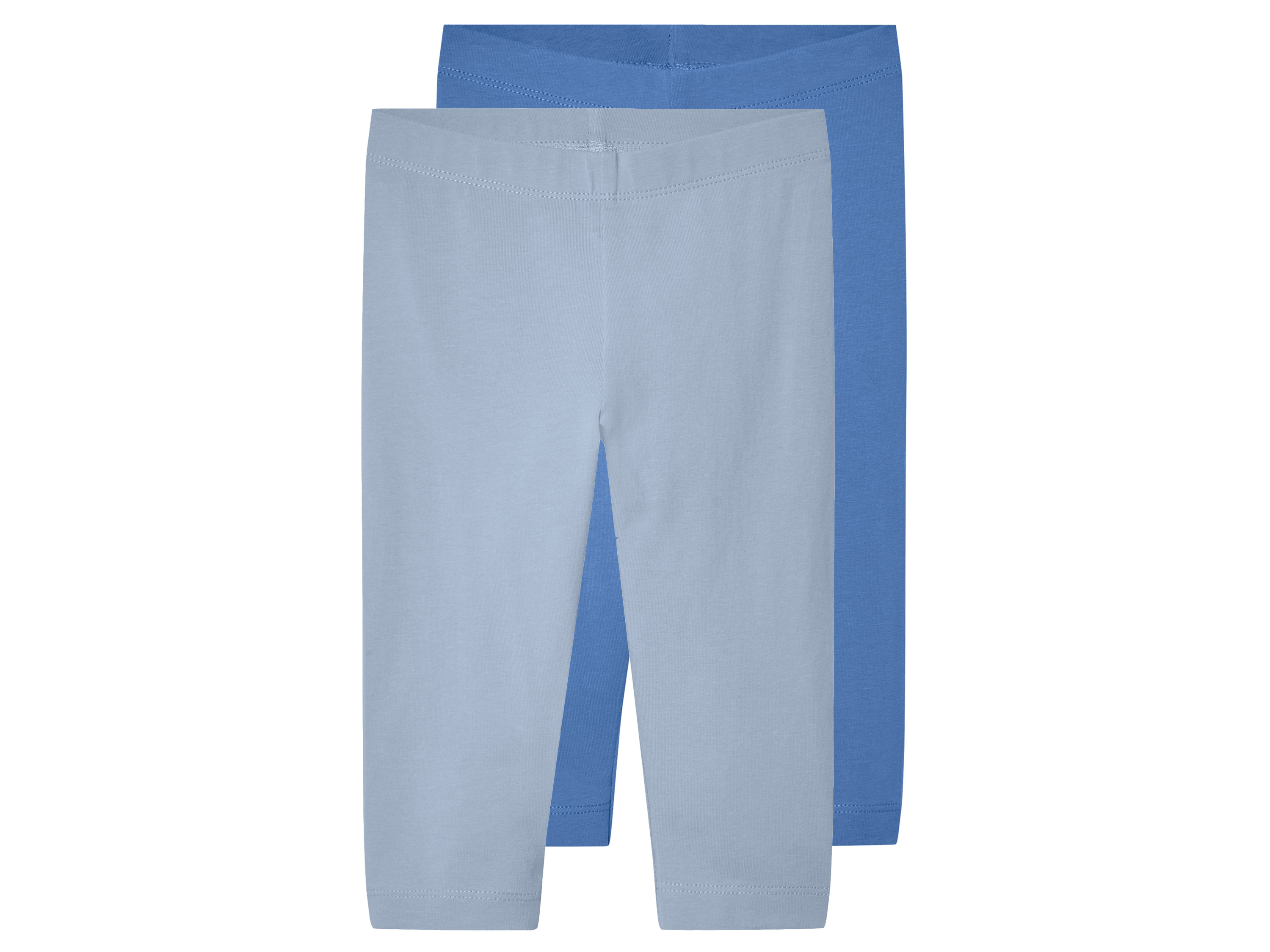 lupilu® Dívčí capri legíny, 2 kusy (modrá, 110/116)