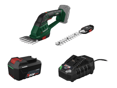 PARKSIDE® Aku nůžky na trávník a živý plot PAGS 20-Li A1, 4 Ah
