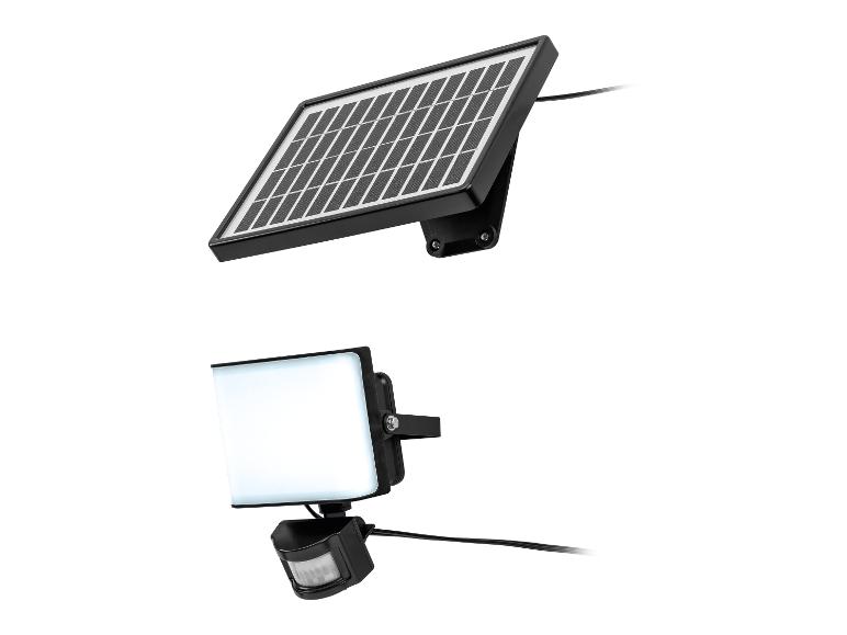 Solární LED reflektor s pohybovým senzorem