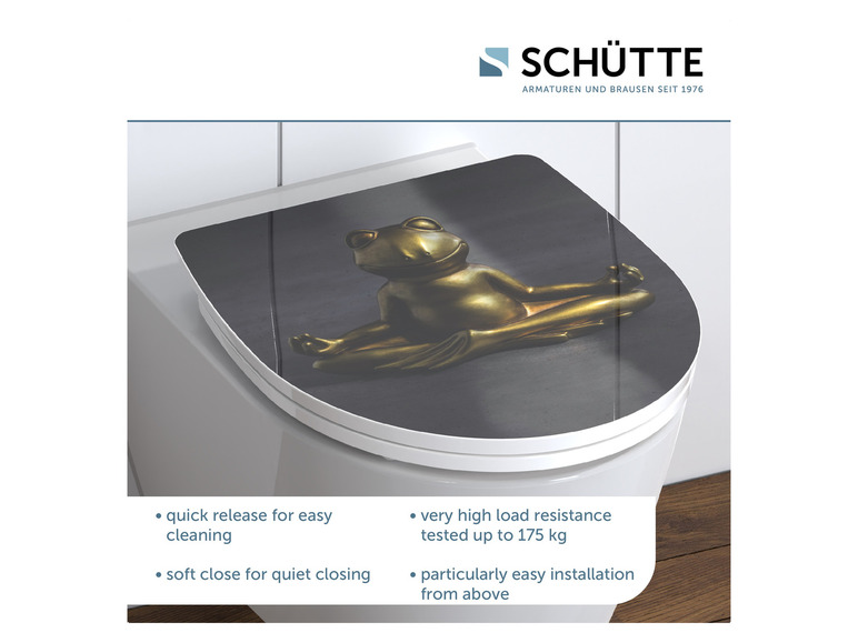  Zobrazit na celou obrazovku Schütte Záchodové prkénko se zpomalovacím mechanismem - Obrázek 6