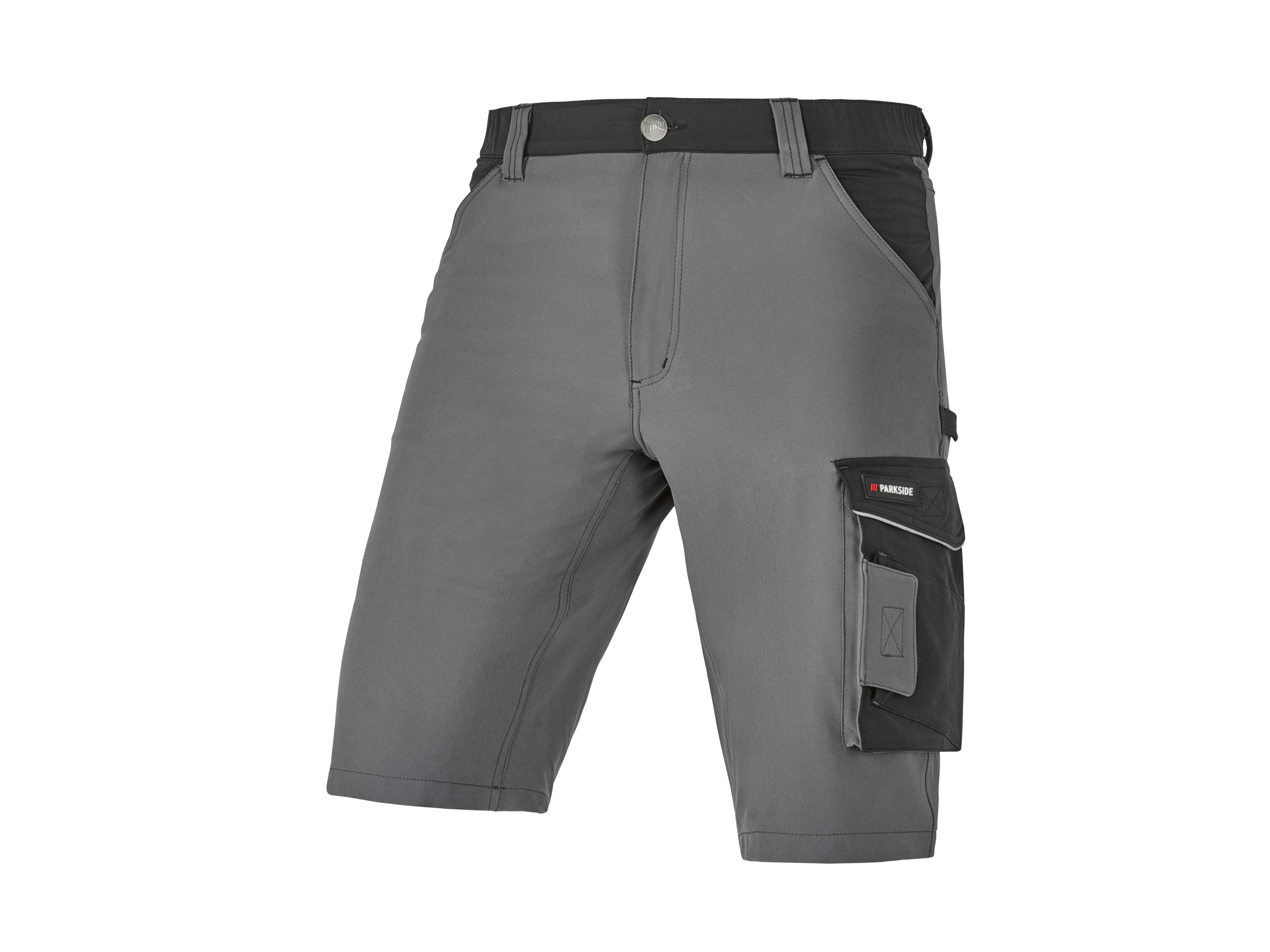 Parkside® Pánské pracovní bermudy (šedá/černá, 50)
