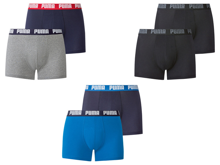  Zobrazit na celou obrazovku Puma Pánské boxerky "Slim Fit", 2 kusy - Obrázek 1