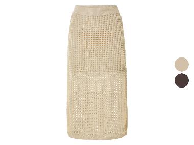 esmara® Dámská ažurová midi sukně, střih zdůrazňující postavu