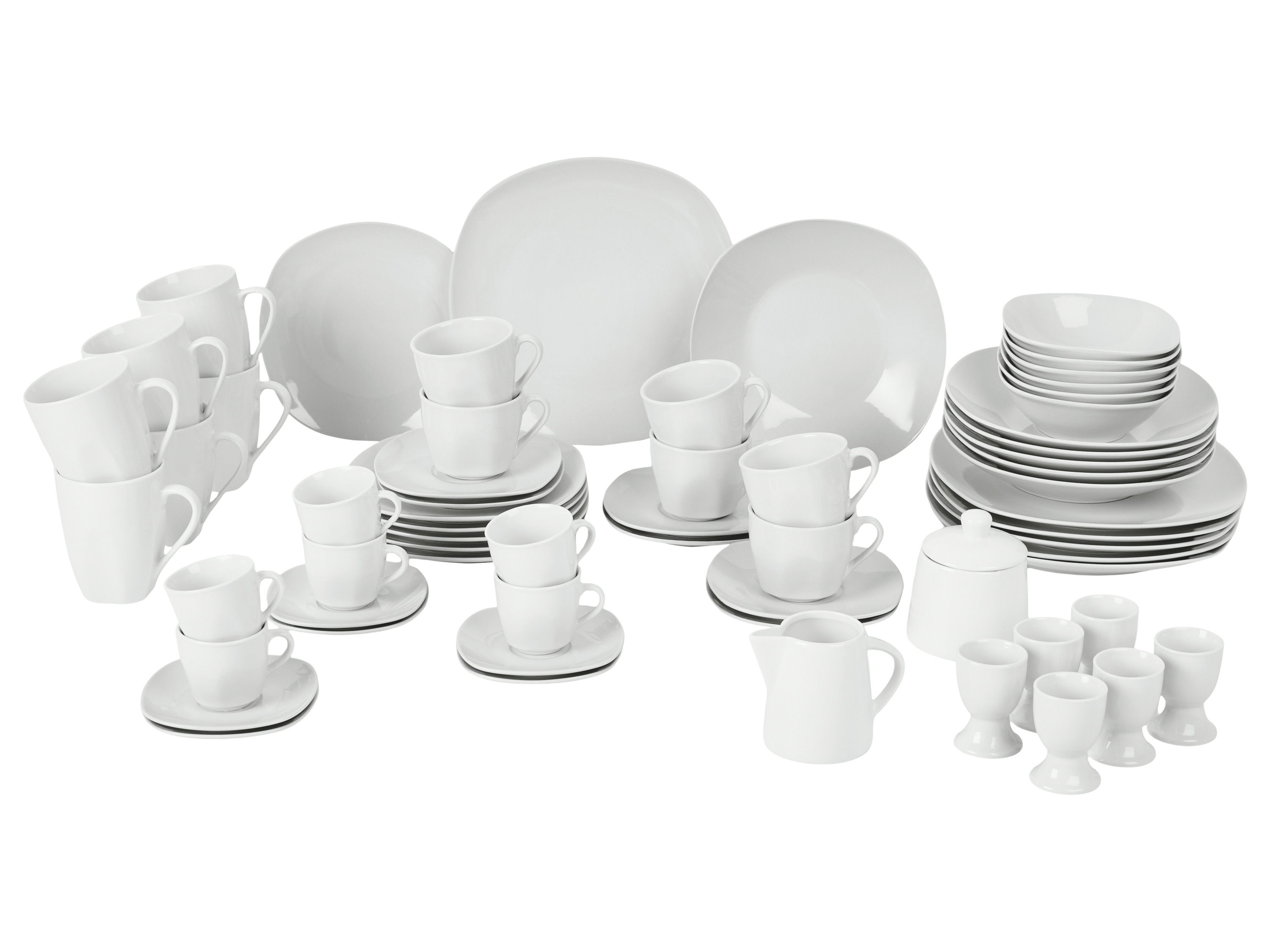 Silvercrest® Porcelánová kombinovaná souprava, 62 dílů.
