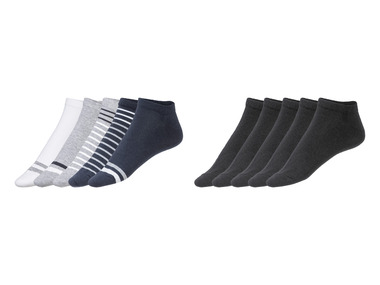 LIVERGY® Pánské nízké ponožky s BIO bavlnou, 5 párů