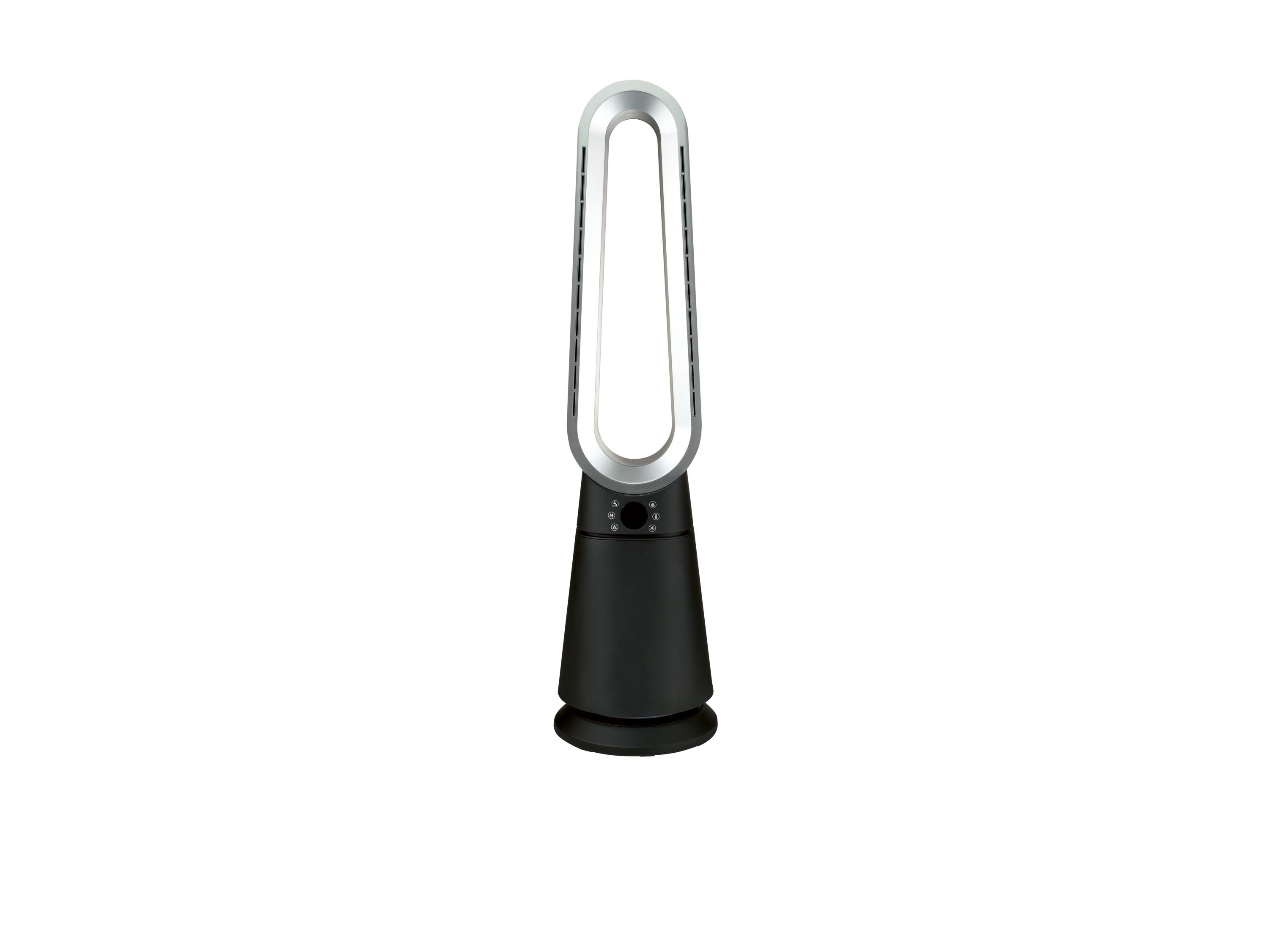 Tronic® Teplovzdušný ventilátor s LED osvětlením Trhv 2000 A1 (černá)