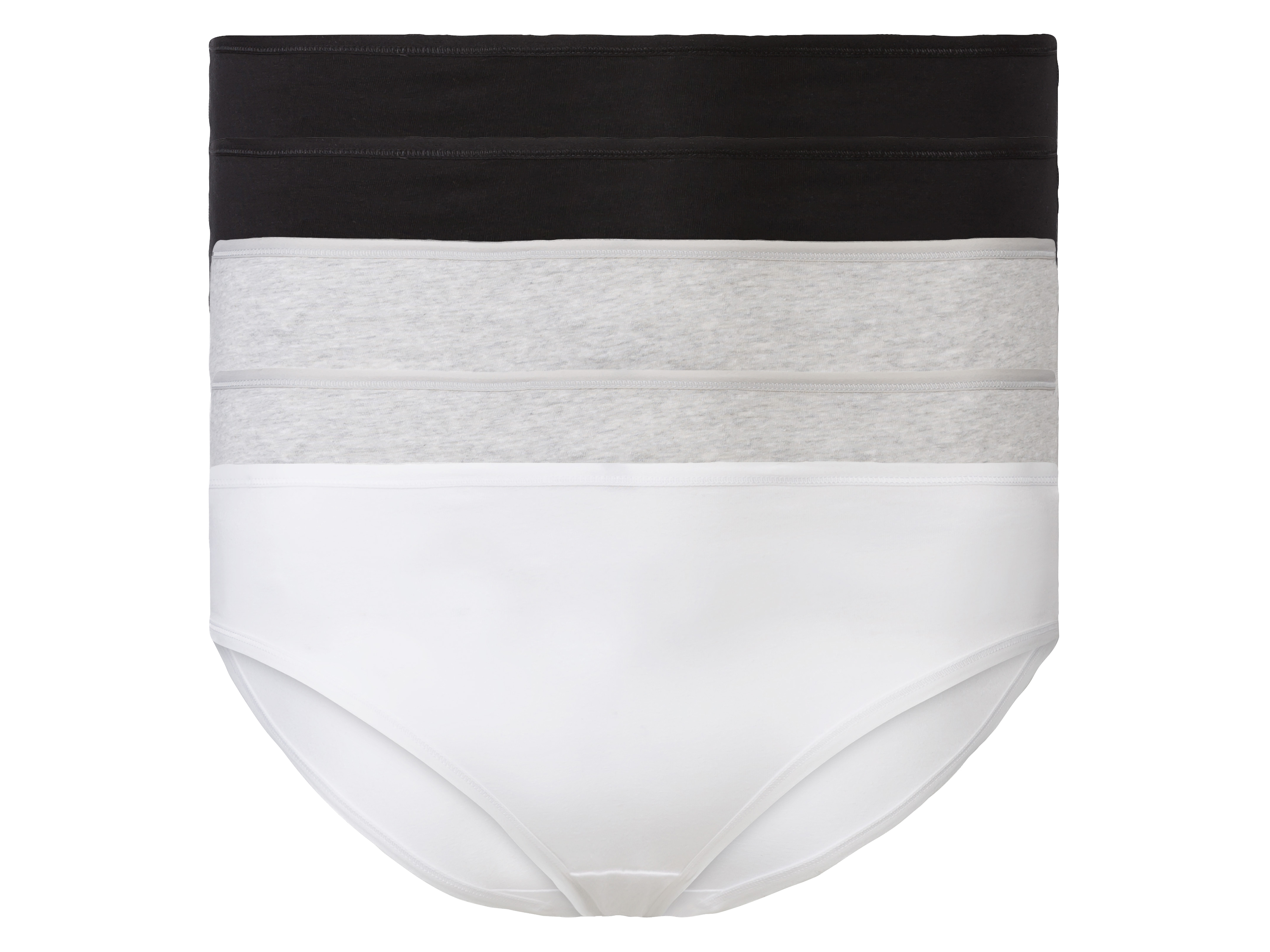 esmara® Dámské kalhotky Xxl, 5 kusů (Xxl (52/54), černá/šedá/bílá)