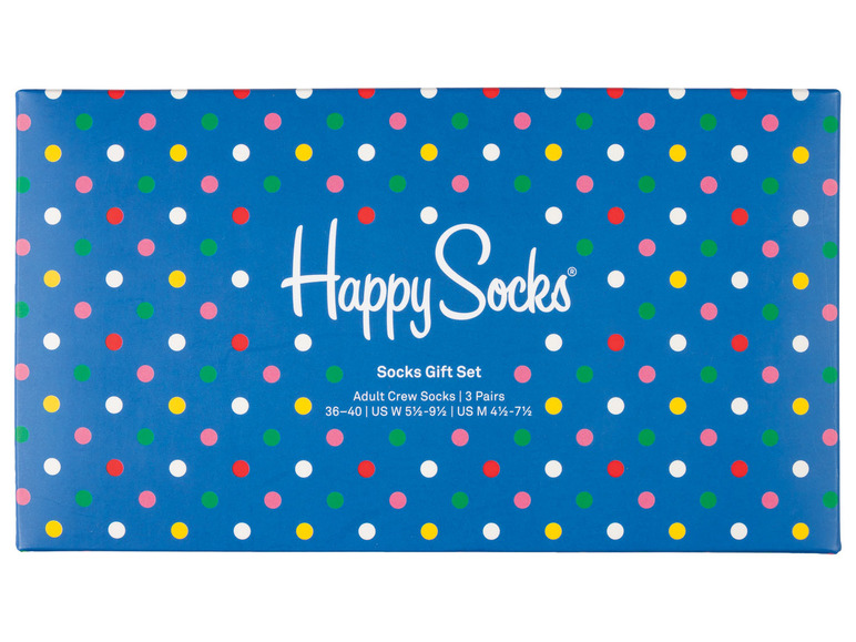  Zobrazit na celou obrazovku Happy Socks Dámské / Pánské ponožky v dárkovém balení, 3 páry - Obrázek 12