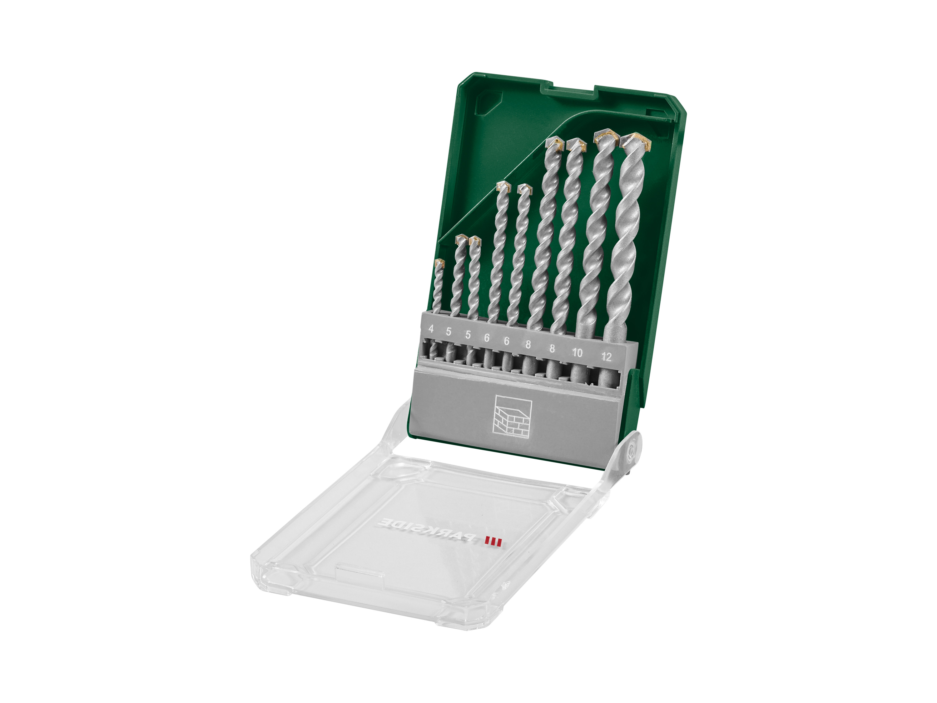 Parkside® Sada multifunkčních vrtáků (sada vrtáků do kamene, 9dílná)