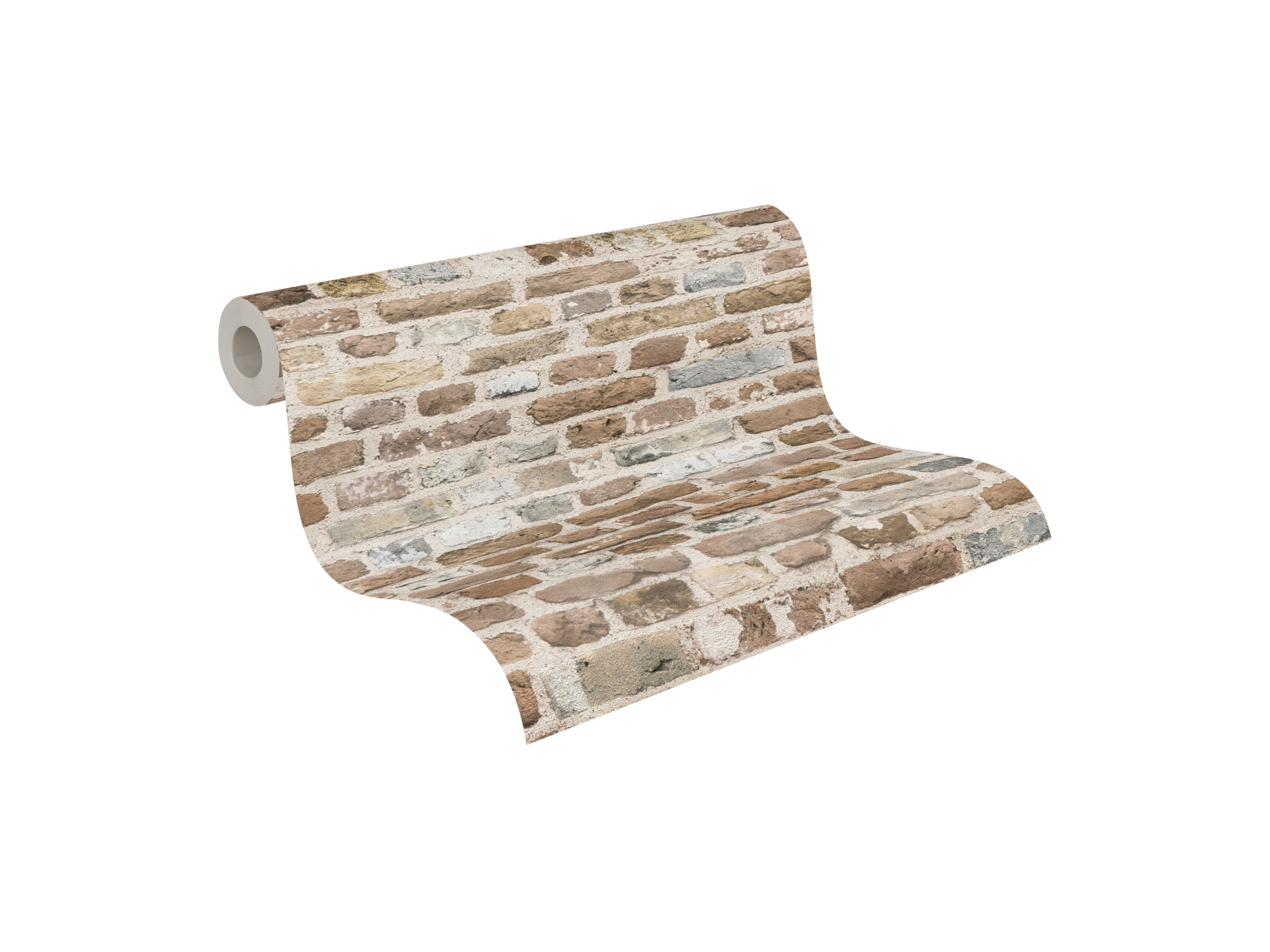 AS Création Vliesová tapeta (Cihlově béžová, 10,05 x 0,53 m)