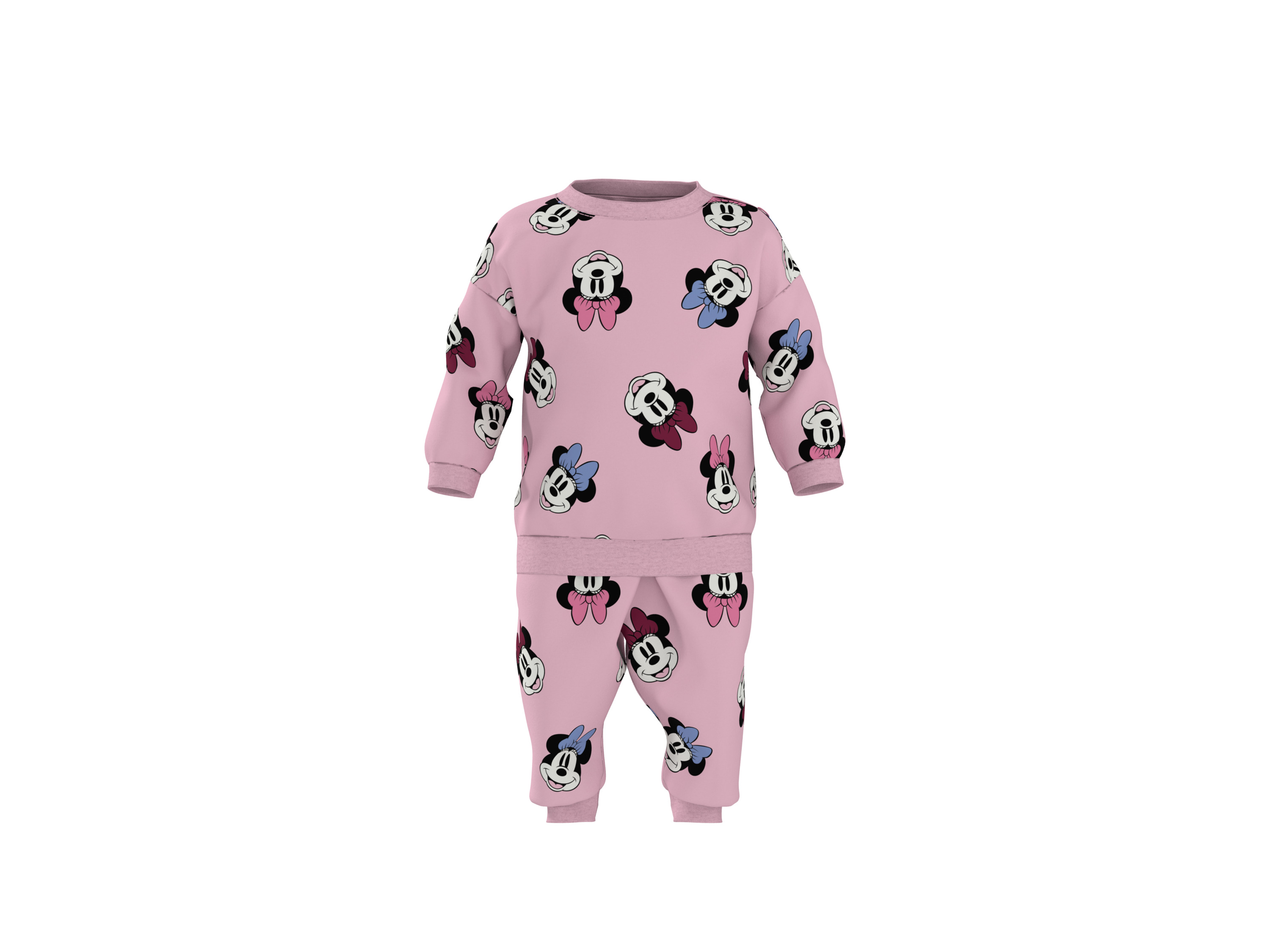 Lupilu® Dětská tepláková souprava s BIO bavlnou, 2dílná (Minnie Mouse, 50/56)