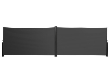 LIVARNO home Dvojitá boční markýza, 160 x 600 cm, antracitová