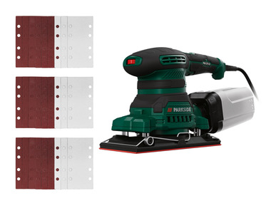 PARKSIDE® Sada vibrační brusky PSS 270 C3 a brusných papírů