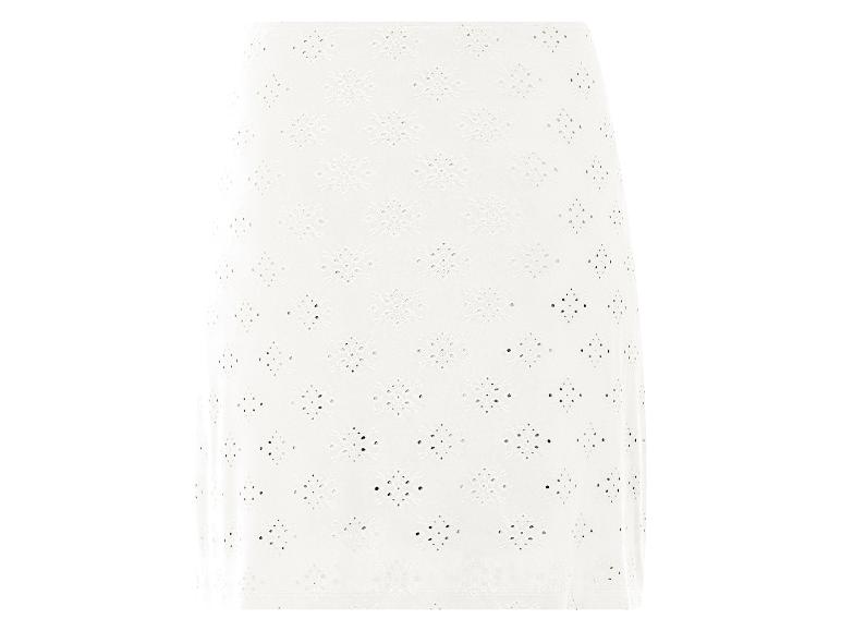 Bílá krajková sukně, boho styl.