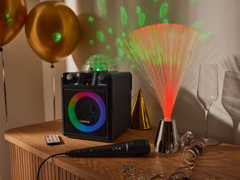  Zobrazit na celou obrazovku Lenco Reproduktor karaoke s disco koulí BTC-051 - Obrázek 3