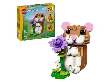 LEGO® CREATOR 31376 Roztomilý křeček s květinou 3 v 1