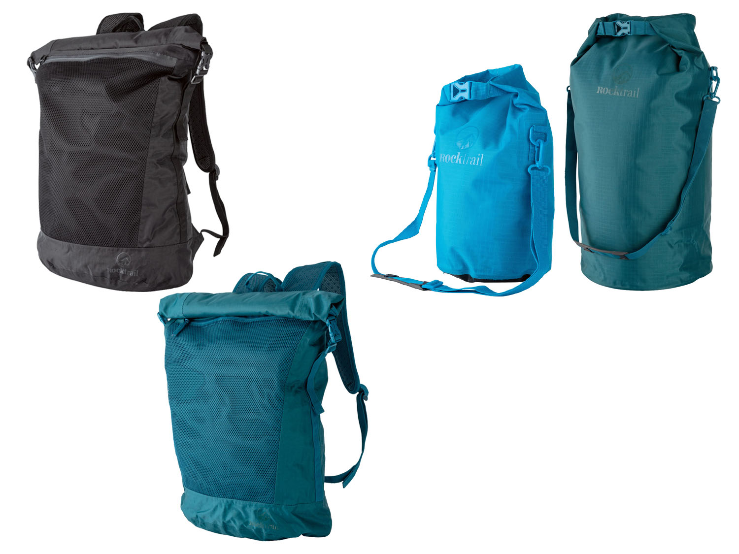 ROCKTRAIL® Vodotěsný batoh / Sada vodotěsných vaků