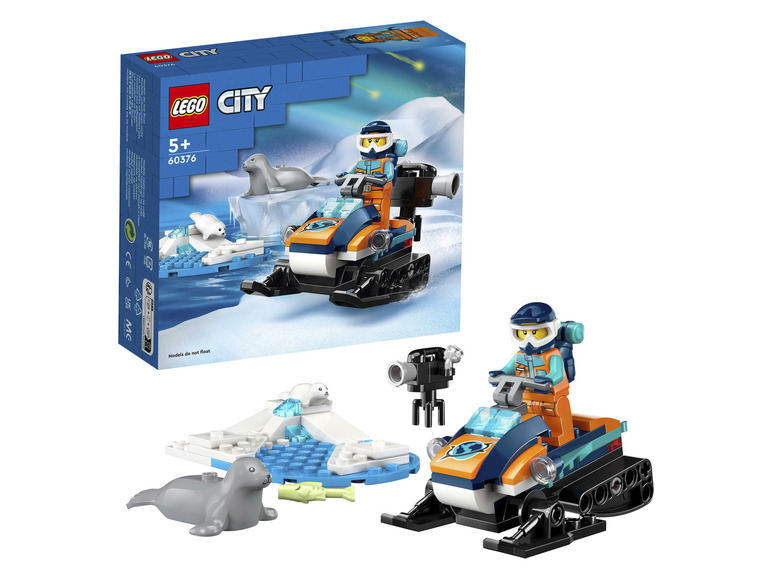  Zobrazit na celou obrazovku LEGO® City 60376 Arktický sněžný skútr - Obrázek 2
