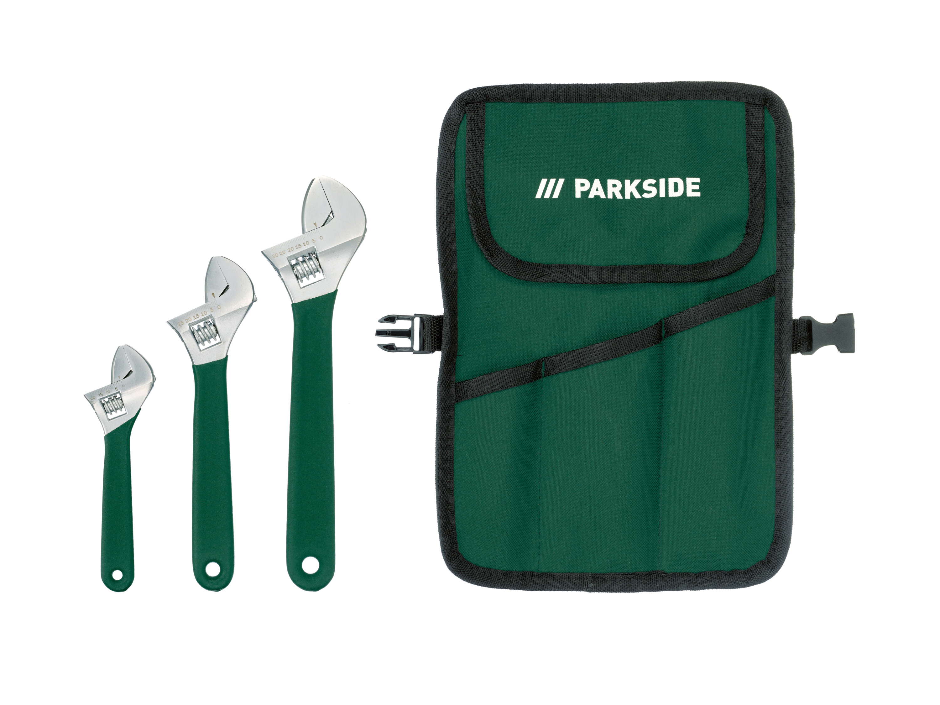 Parkside® Sada nastavitelných klíčů / Sada instalatérských kleští (sada nastavitelných klíčů, 3dílná)