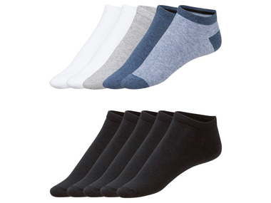 LIVERGY Pánské nízké ponožky s BIO balnou, 5 párů