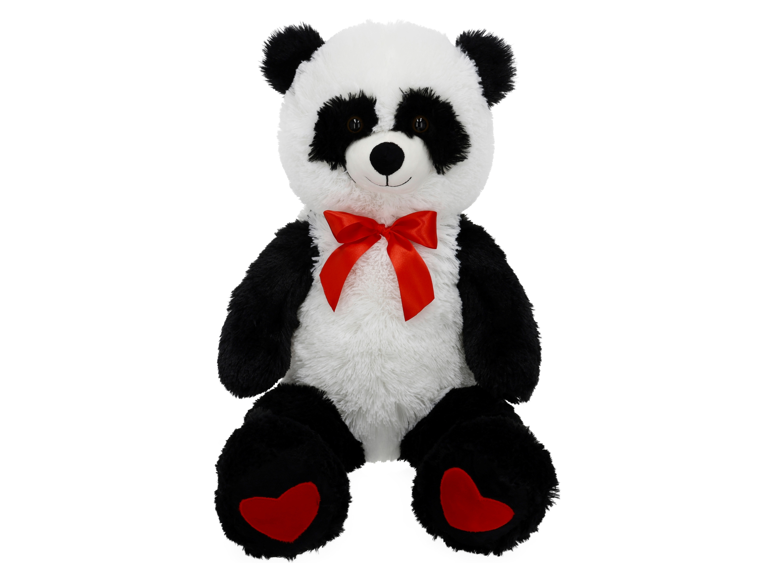 Valentýnské plyšové zvířátko, 80 cm (panda)
