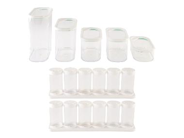 LIVARNO home Sada potravinových dóz / kořenek