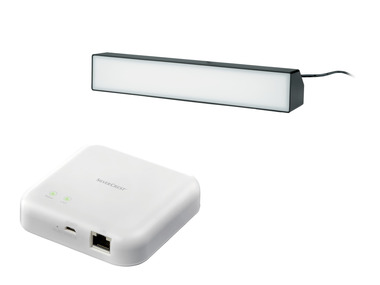 SILVERCREST® Zigbee 3.0 Smart Home Sada centrální jednotky SGWZ 1 A2 a světelné LED lišty, černá, 2dílná
