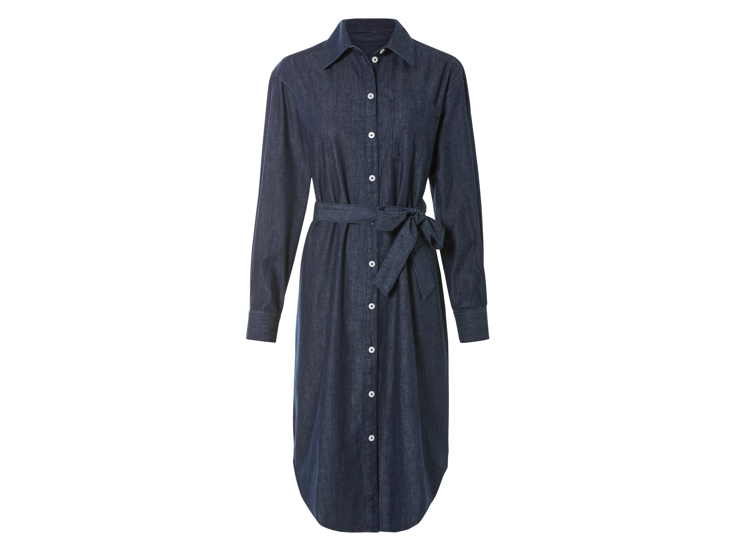 esmara® Dámské džínové šaty (tmavě modrá, 42)