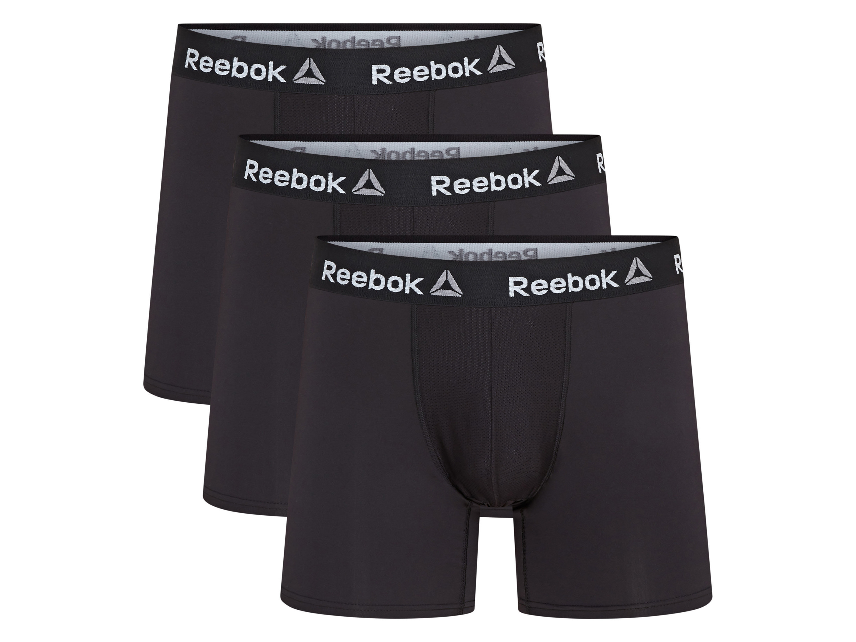Reebok Pánské boxerky, 3 kusy (černá, S)