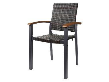 LIVARNO home Stohovatelná židle Valencia, hnědá