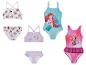 Disney plavky: Minnie, Ariel, Elsa a Skye (Paw Patrol).