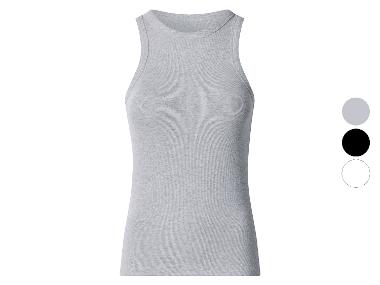 esmara® Dámské vroubkované tílko s BIO bavlnou