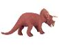 Hnědý plastový dinosaurus Triceratops