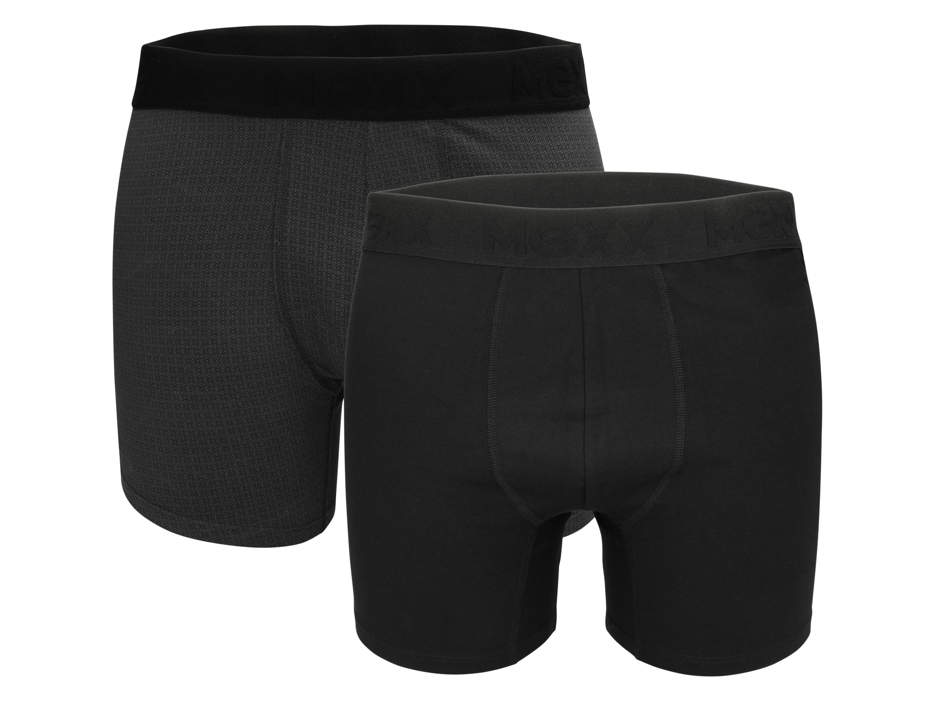 Mexx Pánské boxerky, 2 ks (černá/šedá, M)