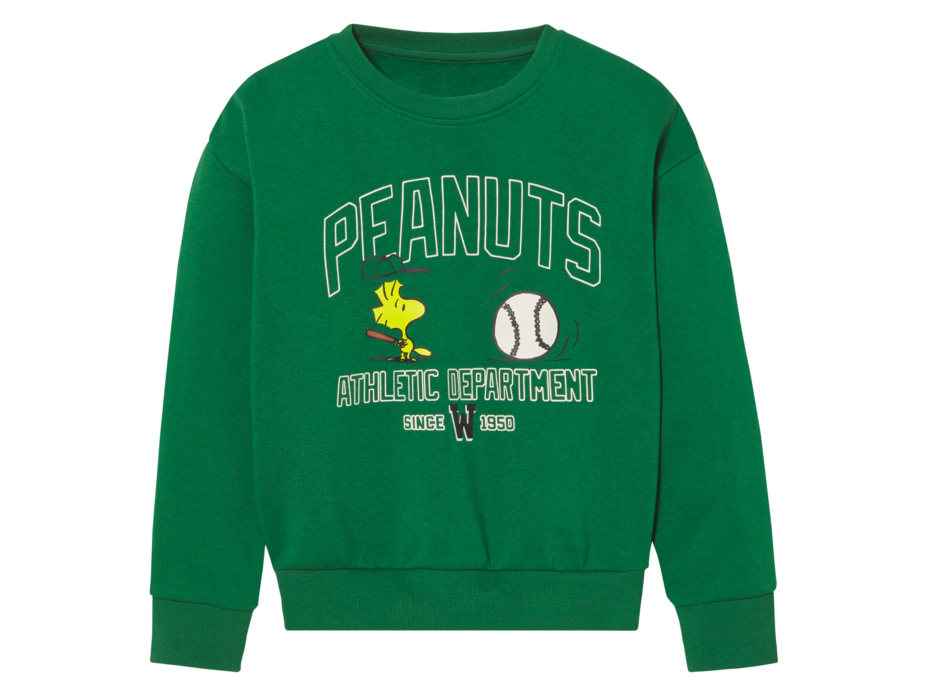 Dívčí mikina Peanuts (zelená, 122/128)