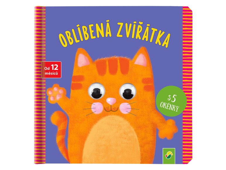Dětská interaktivní kniha (oblíbená zvířátka)