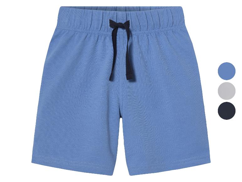 Modré šortky se šňůrkou