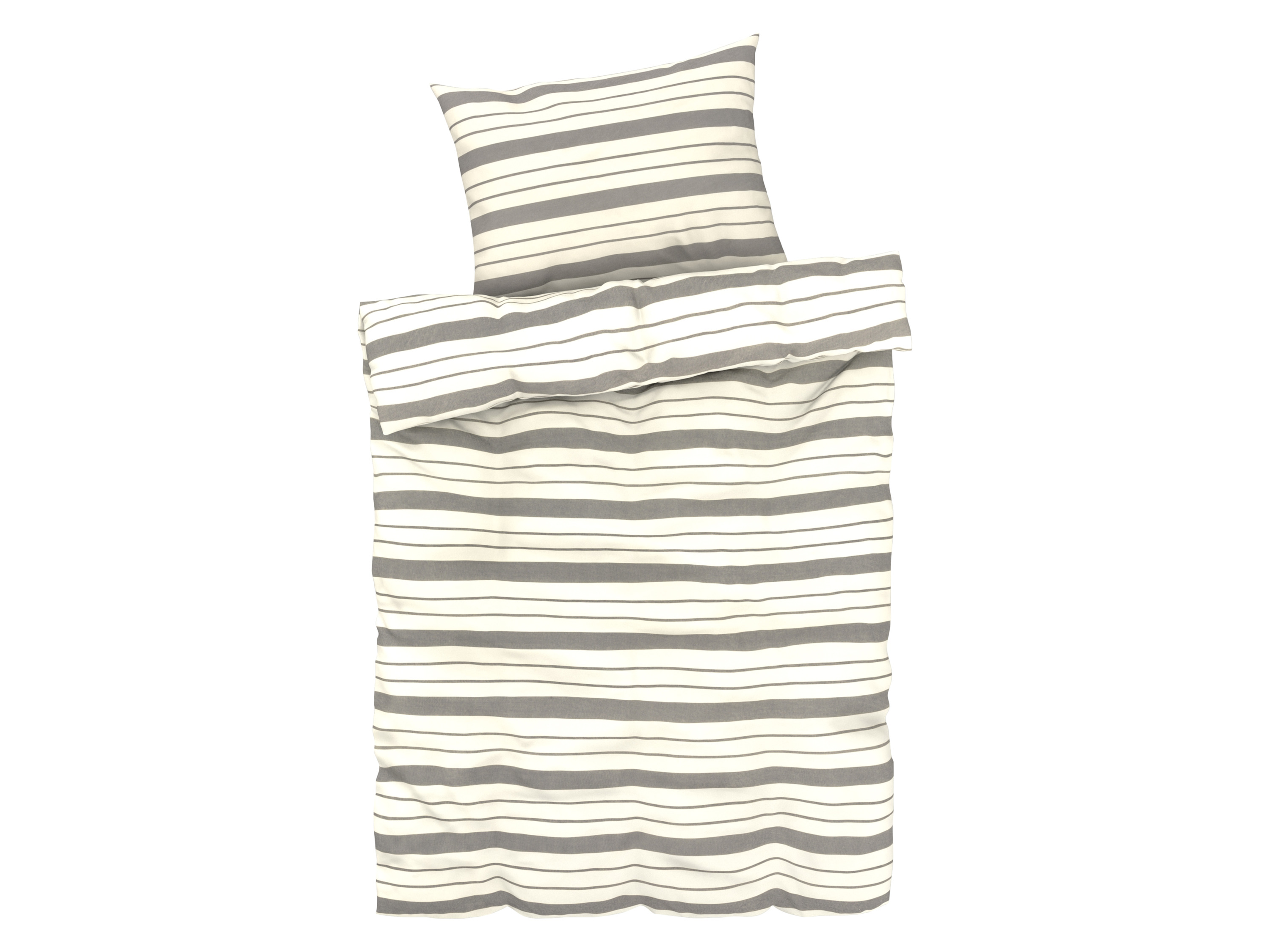 Livarno Home Ložní povlečení Renforcé, 140 x 200 cm, 70 x 90 cm (pruhy)