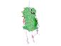 Zelená dinosauří piñata na dětskou párty.