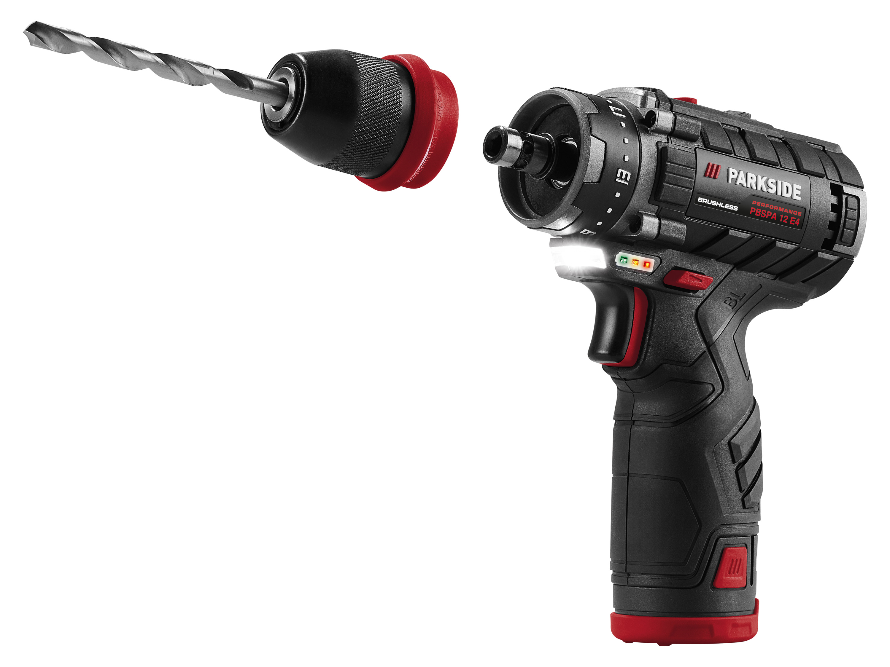 Parkside Performance® Sada s aku vrtacím šroubovákem Pbspa 12 E4